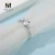 Messi Jewelry Wuzhou factory price rings manufacturer 925 sterling silver ring 1ct moissanite diamond ring
