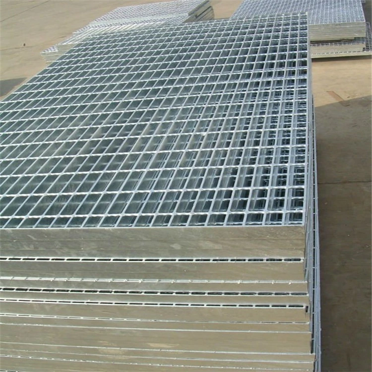 Metal building materials floor hot dipped 32 x 5mm galvanized steel grating