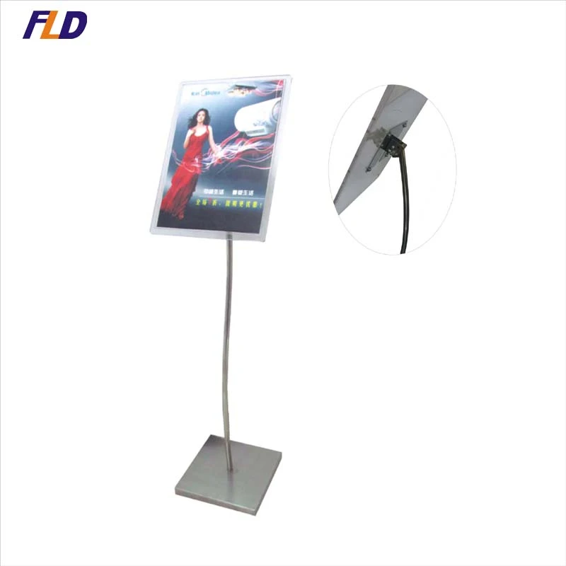 Metal Pedestal Floor Standing Display A3 A4 Photo Frame Sign Poster Banner Stands Holders