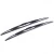 Import Metal rivet Frame Windshield Wipers metal frame snow wiper blades from China