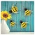 Import Metal Wall Art Bee 3D Sculpture, Inspirational Wall Decor Hanging for Indoor and Outdoor, 4 Pack from China
