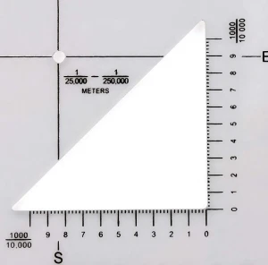 MP8 Military Style MGRS/UTM Coordinate Ruler Protractor,Coordinate Scale  Map Reading Topographical Map Scale - AliExpress