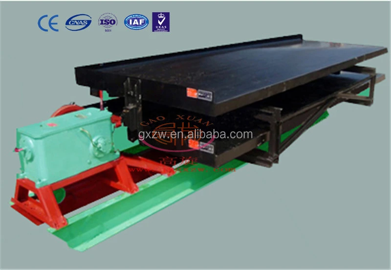 Mineral concentrate gemini double deck shaking table, gold shaker table price