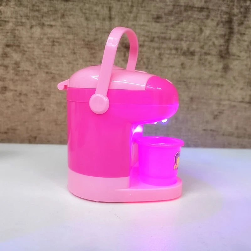 Mini Kitchen Toys Light-up &amp; Sound Plastic Simulation Home Appliances Kids Children Play House Toy Baby Girls Pretend Play Toys