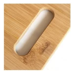 Miniature cheese cutting wooden 3 piece set bamboo cutting board with hook