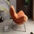 Import Modern Accent Chair Steel Living Room Chairs Velvet Metal Wire Base Soft Cushion Home Accent Egg Lounge Chair from China