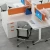 Import Modern Office Furniture Desk 4 Person Office Workstation from China