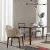 Import Modern Wooden Armrest Dining Chair For design Furniture from China