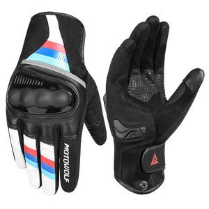 Motowolf PU Cycle Outdoor Sport Racing Gloves Silicone Anti-slip Safety Motocross Glove Motorcycle
