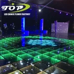Movable Stage And Led 3D Dance Floor Party Rental Houston