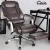 Import Multi-functional Black Leather Office Chair / Modern Computer Office Furniture / Swivel Chair from China