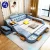 Import Multifunction Massage Storage Tatami custom color hotel  Bedroom Furniture sets Queen or King Size double Bed Smart leather Bed from China