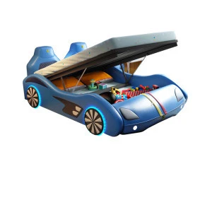 Multifunctional Children&#39;S Car Bed With Storage Space