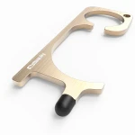 Multifunctional Contactless Door Opening Artifact No Touch Safety Tool Hand Free Stylus Keychain Ring