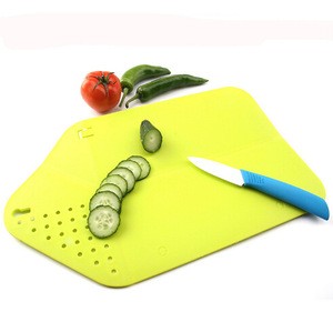 Multifunctional plastic foldable chopping board vegetable cutting board clever kitchen accessories