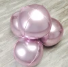 Mylar Aluminum Foil Balloons Shapes 4D Foil Balloons Solid Colors Balloons And Party Decoration