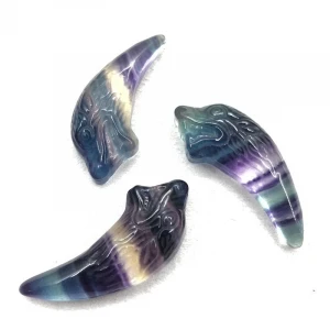 Natural  quartz fluorite folk crafts crystal purple gemstone dream fluorite