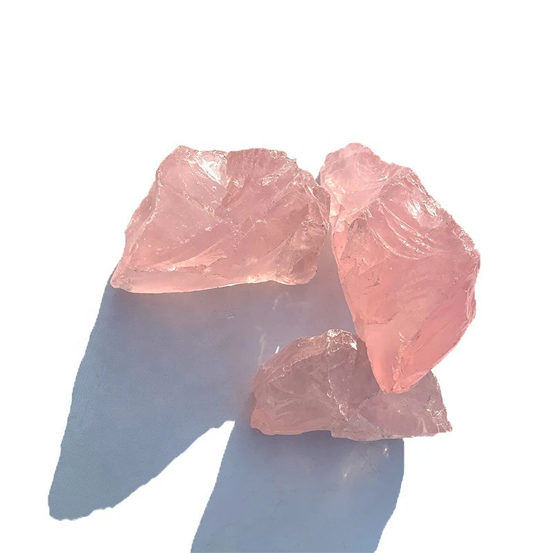 Natural Rough crystal Stone Raw Rose Quartz Rough Mineral Crystal Quartz healing