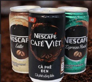Nescafe Viet Black Coffee Can, Nescafe Black Roast Can