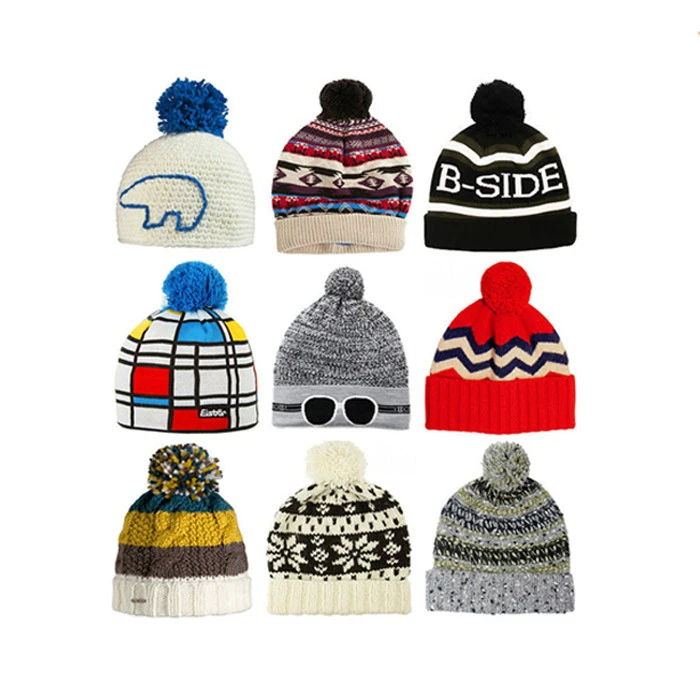 New Arrival  Common 100% acrylic  winter knitting beanie hat from China
