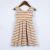 Import New Arrival Fall Dress Kids Clothing Little Girl Clothes Striped Baby Dresses from China