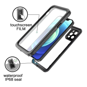 NEW Arrival IP68 Shockproof Waterproof Underwater Mobile Phone Case Cover for iPhone 12 pro max 6.7
