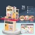 Import New arrival kids kitchen toys 74CM pretend play set children preschool furniture toy for kids real multifunction set toy from China