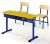 Import New Arrival School Furniture Double Student Study Desk and Chairs from China