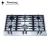 Import New Arrival Stainless Steel Gas Stove 6 Burner Built-In Gas Cooktop Hob Cooker from China