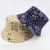 New Arrival Women Polyester Paisley Printing Bucket Hat