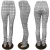 Import new arrivals 2021 spring summer women Plaid Print Pocket Stacked trouser stacked long pants from China
