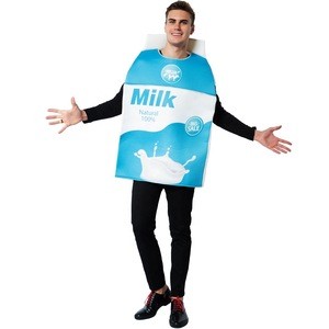 New carnival mascot costumes milk cookies mascots for adult men women funny Halloween cosplay costume