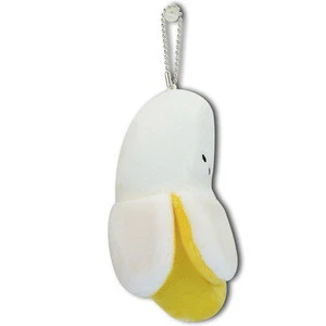 New china products for sale custom plush fruit keychain toy stuffed banana for sale