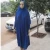 Import New Colors Plain Lycra Prayer Dress Khimar Abaya Muslim long Dress Islamic Clothing from China