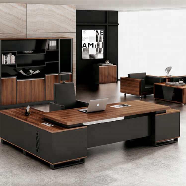 New design office table furniture curved executive desk on sale