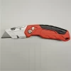 New design red Aluminum alloy folding utility cutter pocket knife