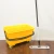 New Design Yellow Plastic Flat Mop Cleaning Buckets With Wheels