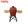 New Diamond Surface 21 inch outdoor Barbecue smoker charcoal vertical ceramic kamado rotisserie grill