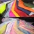 Import new fashion shiny rainbow multi color butterfly pattern prints elastic stretch reflective textile fabric for dress yoga clothing from China