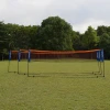 New height and wide badminton net with stand portable and movable with carry bag