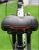 Import New large rear saddle plastic shock absorption spring silicone saddle reflective stick logo bicycle seat from China