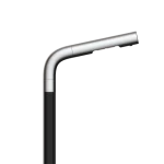 New LED Solar Garden Light Waterproof 120W/150W  Flexible Pole  Solar Street Light For Smart Cities