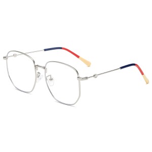 New mens reading glasses ce approved china reading glass anti blue light reading glasses silver frame