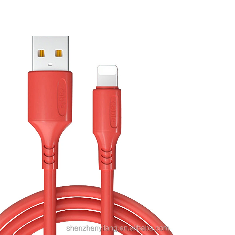 New Silicone Micro USB/C-Type/IOS  Silica Charging Cable 3A  Data Cable Mobile Phone Charger Liquid Silicone
