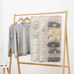 New Style 30 Pockets Double-sided Sock Bra Storage Organizer Hanging Storage Bag