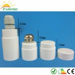 New t8 t5 led tube IP68 52mm Waterproof End Cap Holder lamp parts skd China Manufacturer Supplier