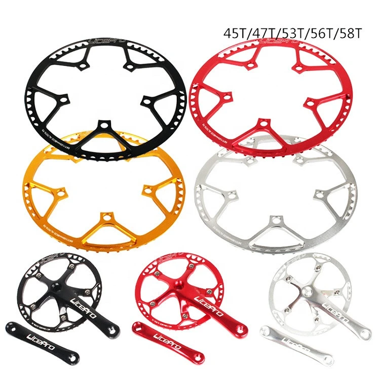 New Ultralight Bicycle Chainring 130 BCD 45T 47T 53T 56T 58T A7075 Alloy BMX Bike Chainwheel Crankset Tooth