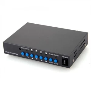 new VGA 4CH Color CCTV Security Camera Video Quad Processor Splitter Remote Control