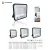 Import Newest Arrival OEM SMD Waterproof Driver Security Die Cast Wall Flood Light from China