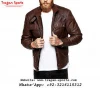 Newest Fashion Design Men Biker Leather Jacket For Men Leather Product